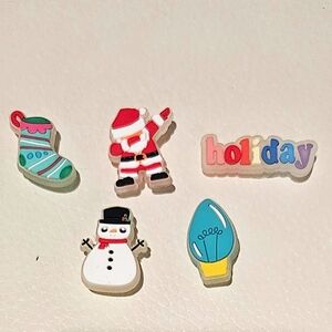 NW/oT Glow-in-the-dark Christmas Jibbitz Charms for Crocs Kids Adults Holiday